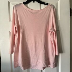 J. Jill Pima Cotton pink blouse, size medium